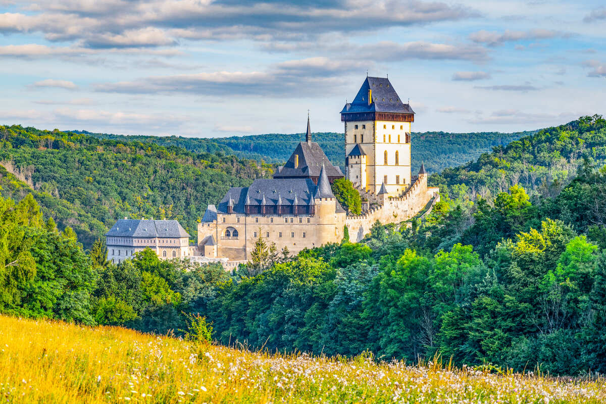 Karlstejn Castle In Czech Republic