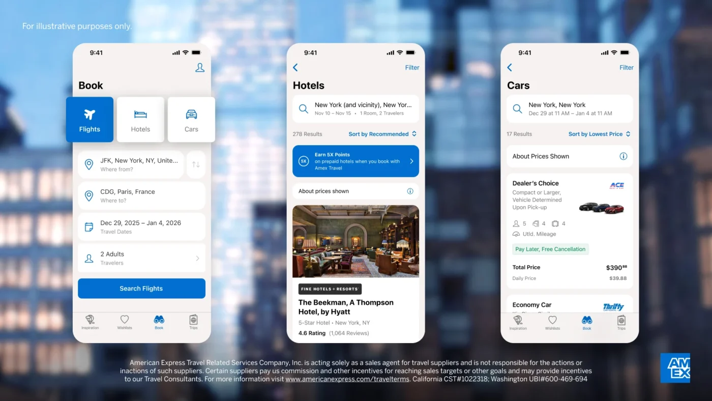 American Express Launches All-in-One Travel App