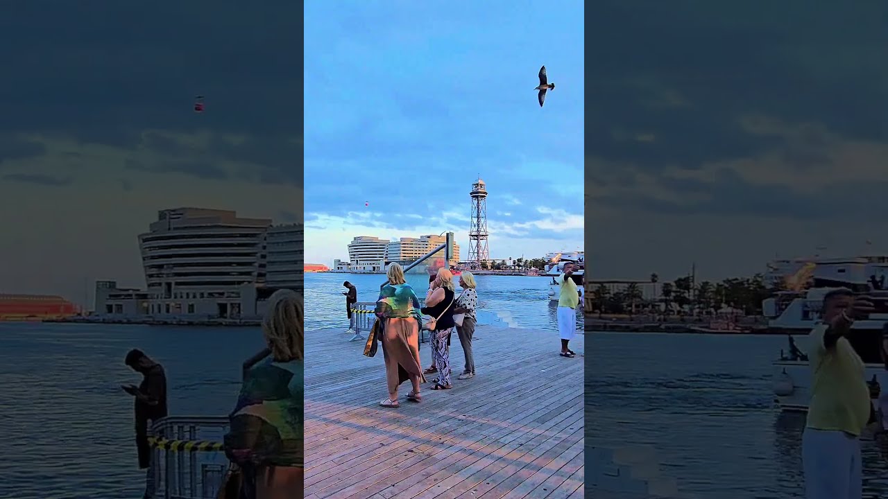 Rambla de Mar -  Barcelona 2025 - Relaxing Walking Tour & Guide #ramblademar  #travel